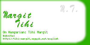 margit tihi business card